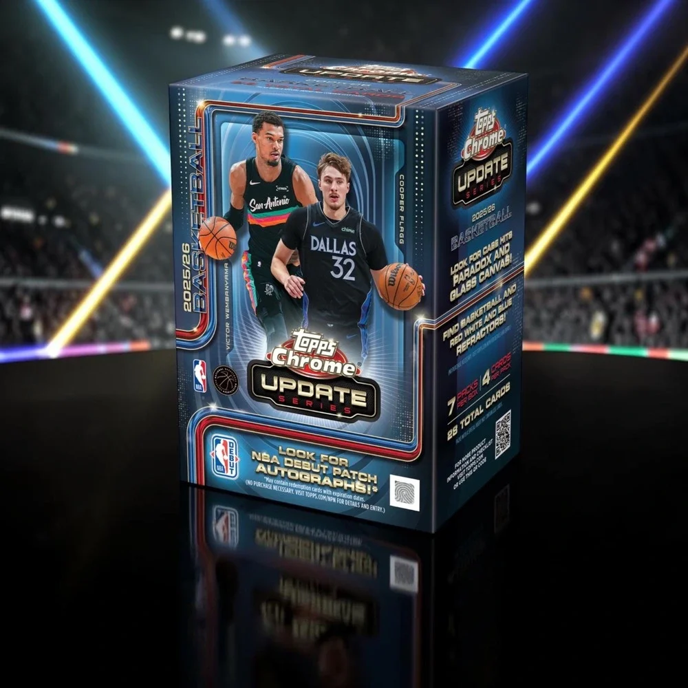 2025-26 TOPPS CHROME UPDATE Basketball VALUE BLASTER BOX NBA Brand New